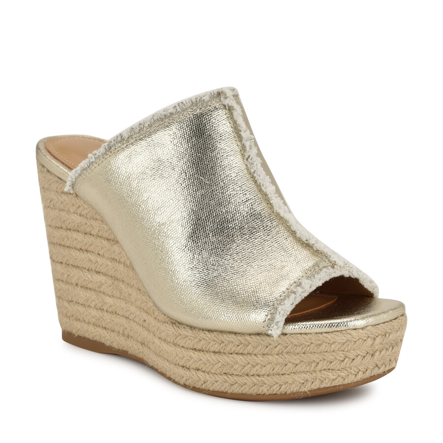 baja espadrille sandale na platformu