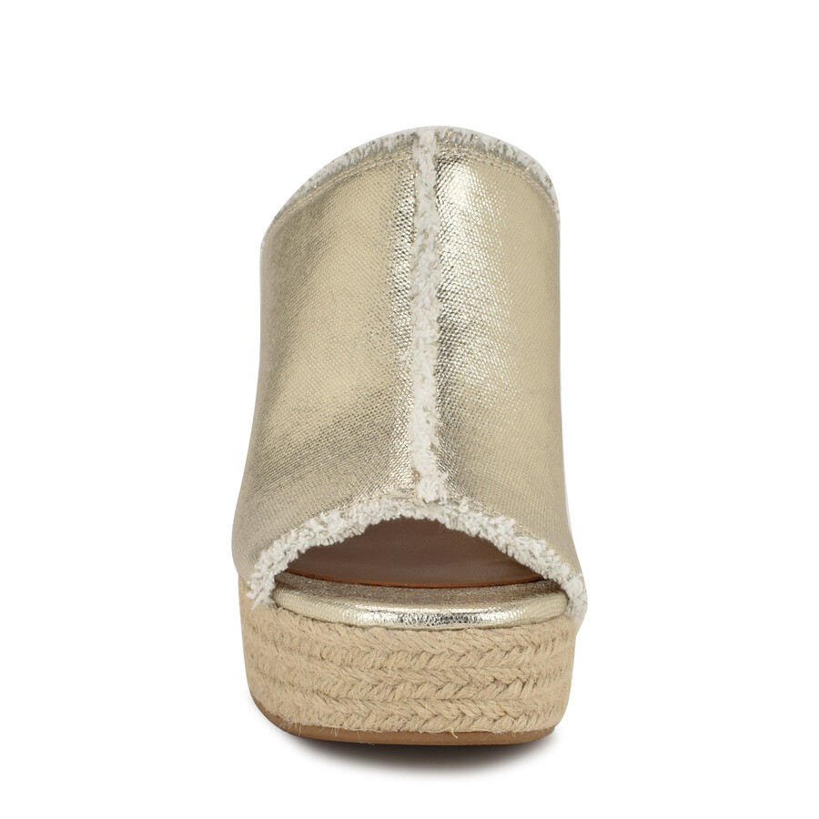baja espadrille sandale na platformu