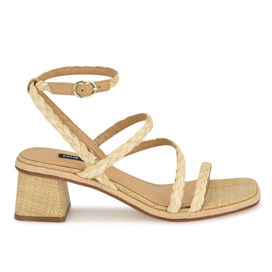 emolly raffia sandale s blok petom