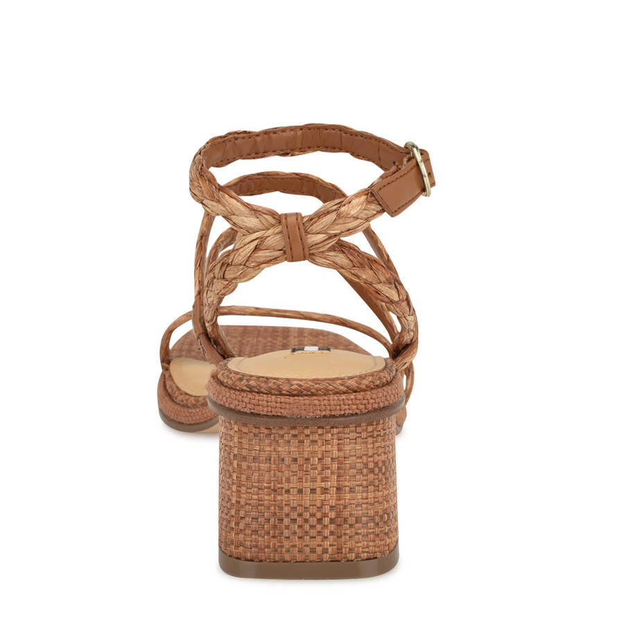 emolly raffia sandale s blok petom