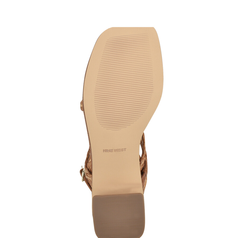 emolly raffia sandale s blok petom