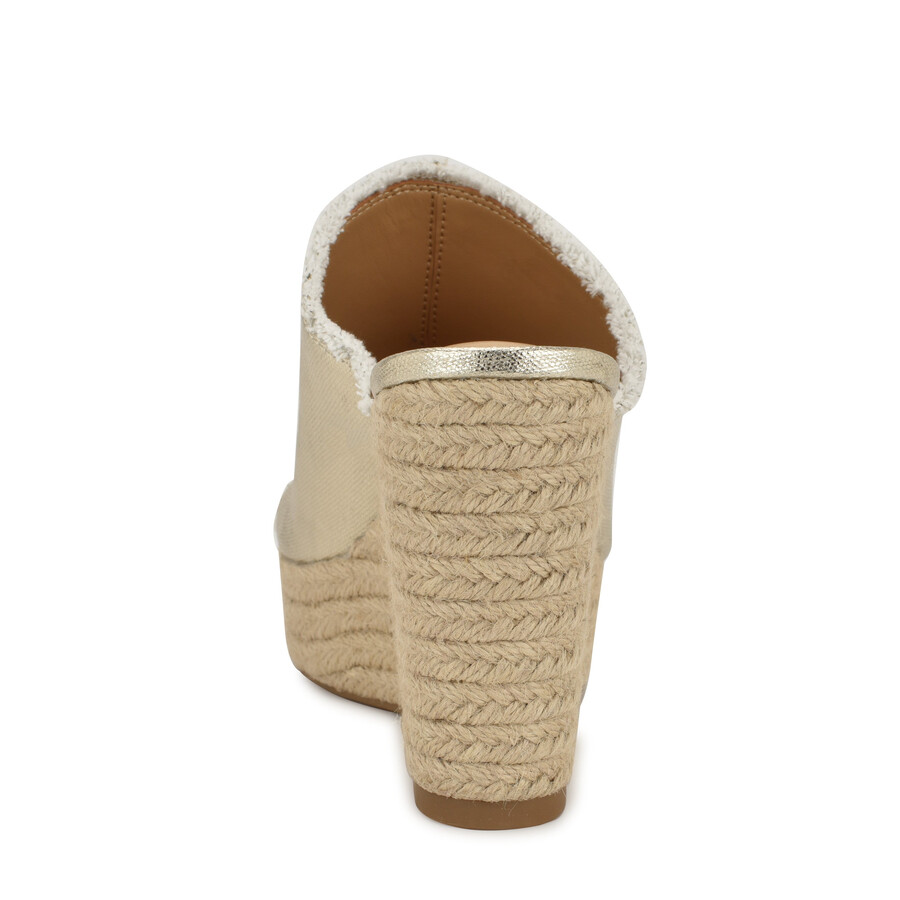 baja espadrille sandale na platformu