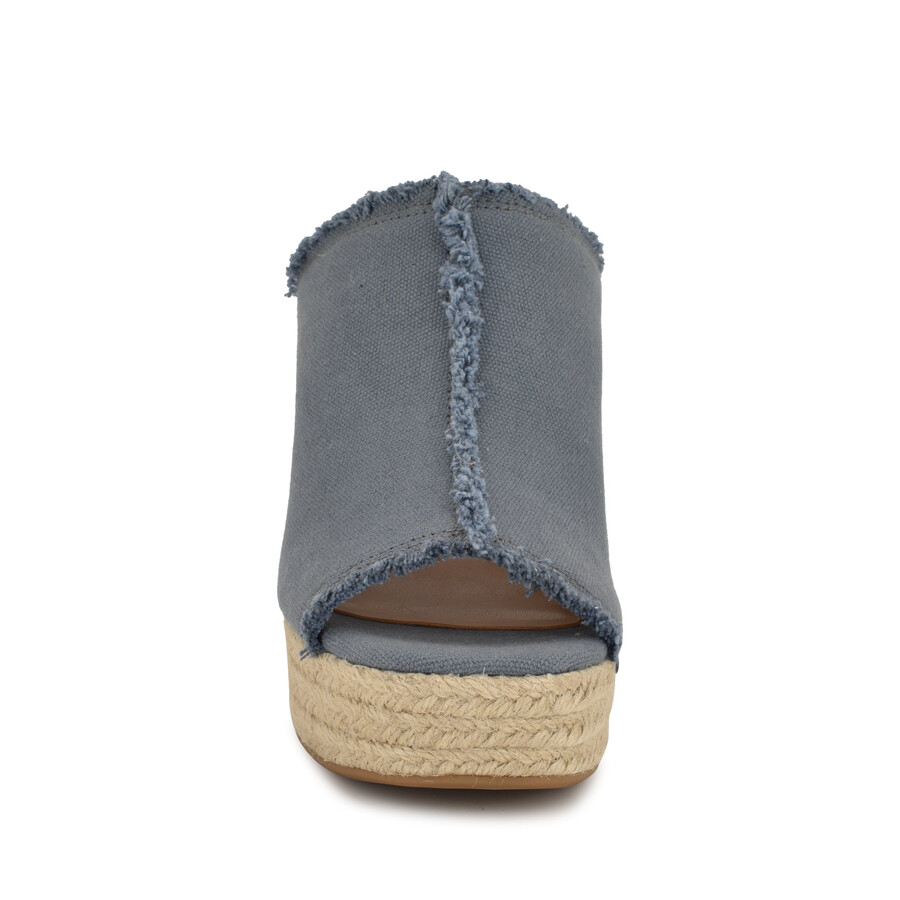 baja espadrille sandale na platformu
