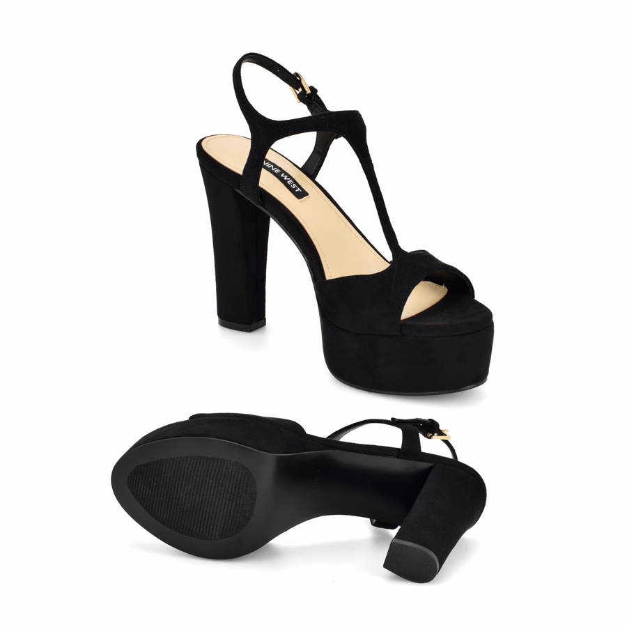 Naini Sandale S Platformom - Crne