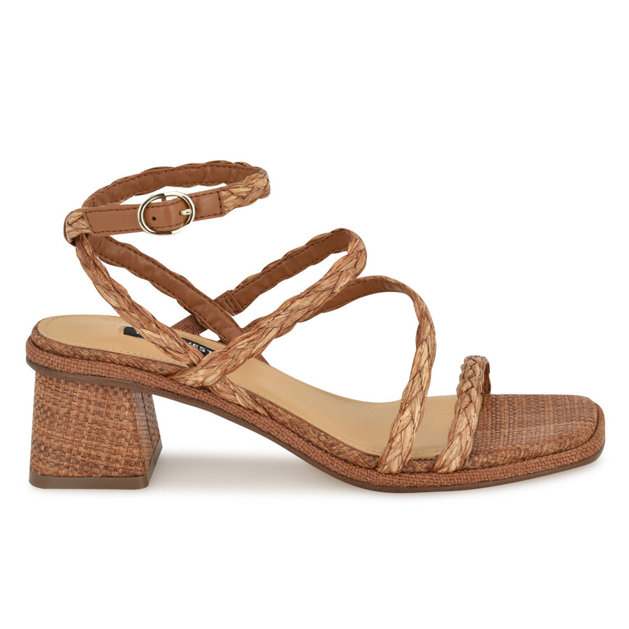 emolly raffia sandale s blok petom