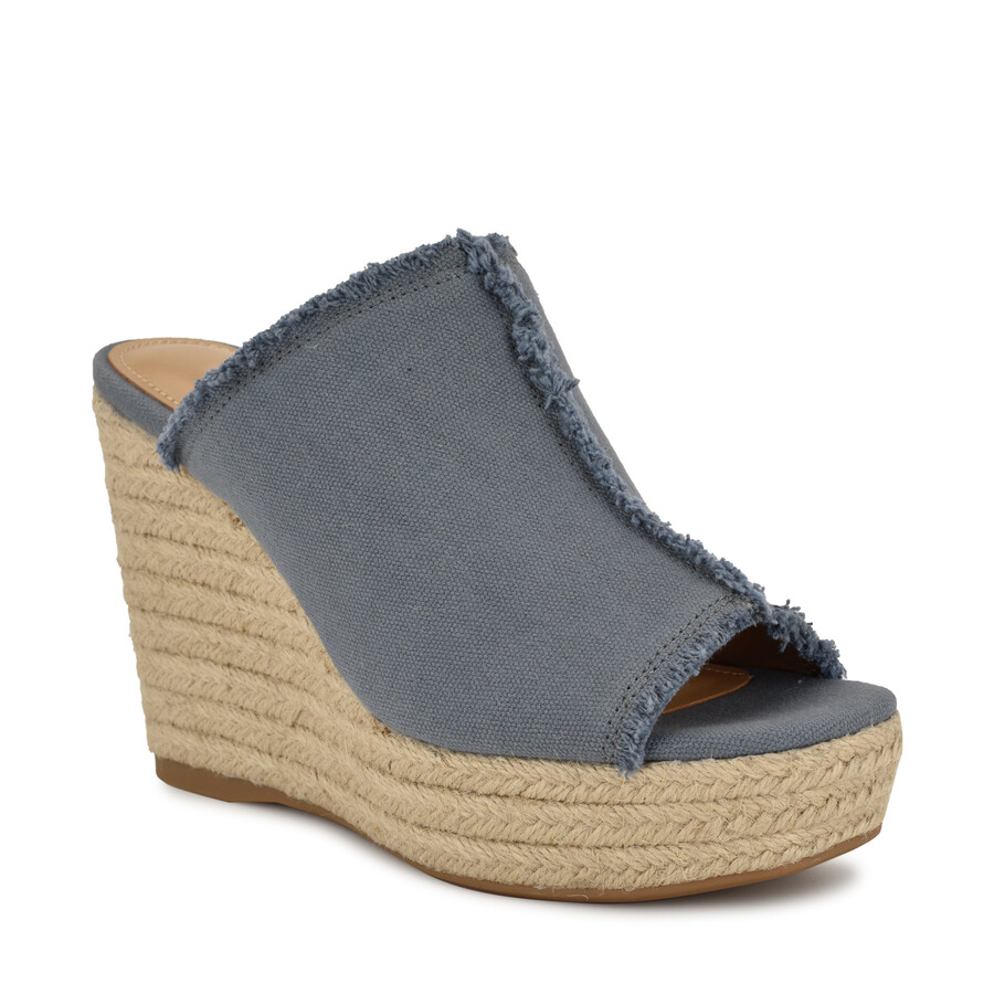 baja espadrille sandale na platformu
