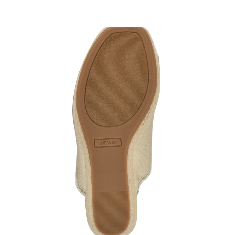 baja espadrille sandale na platformu
