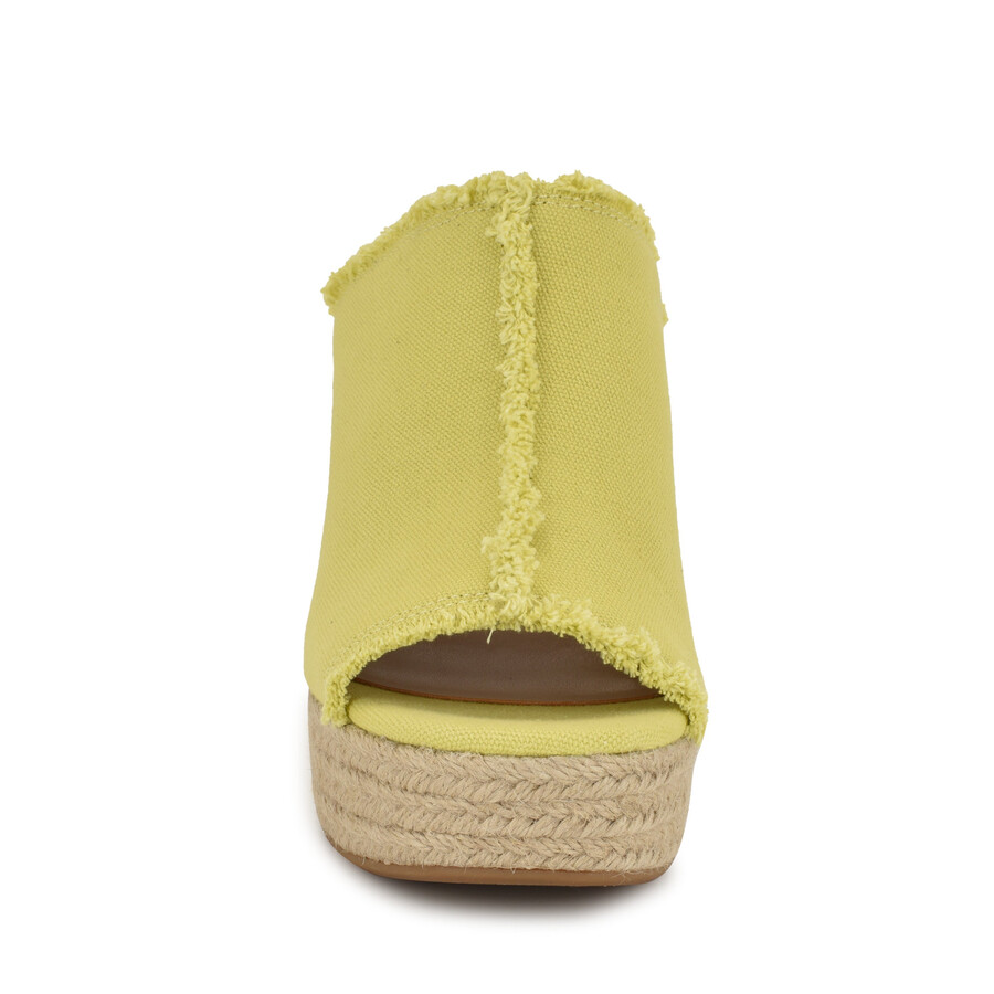 baja espadrille sandale na platformu