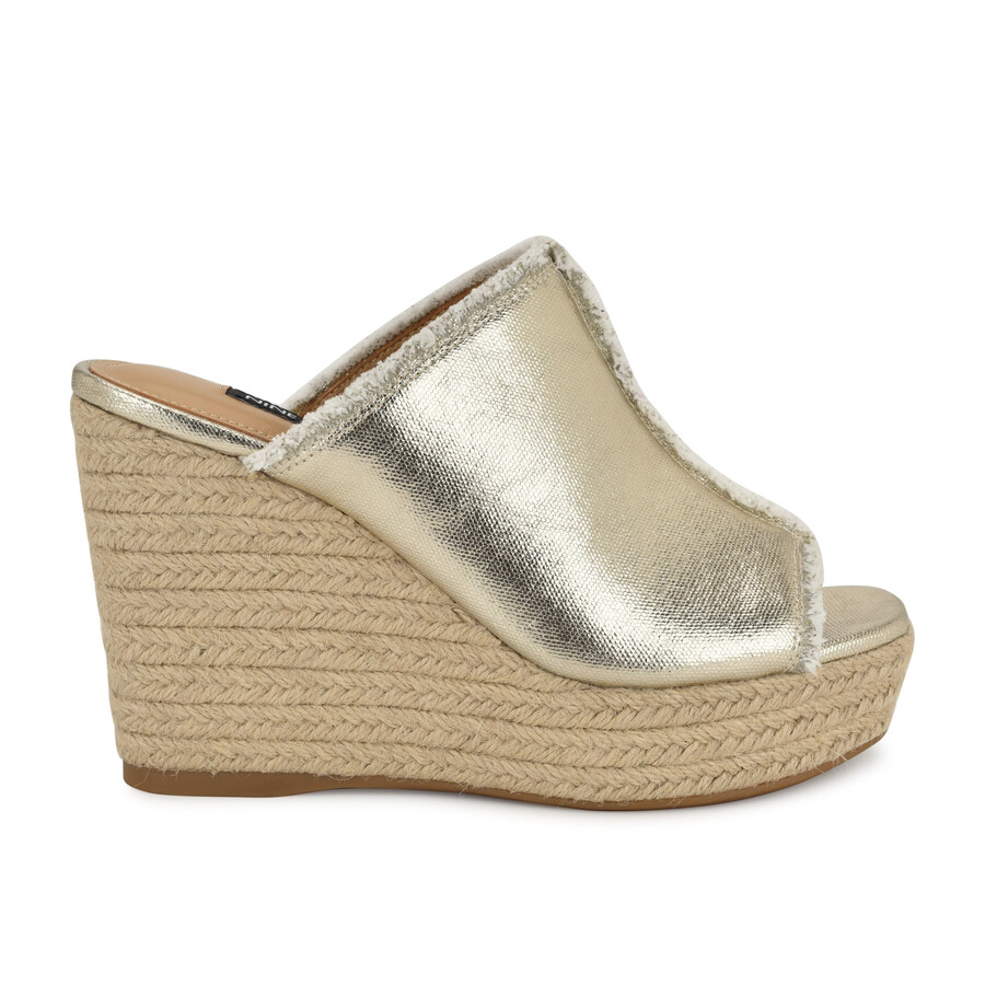 baja espadrille sandale na platformu